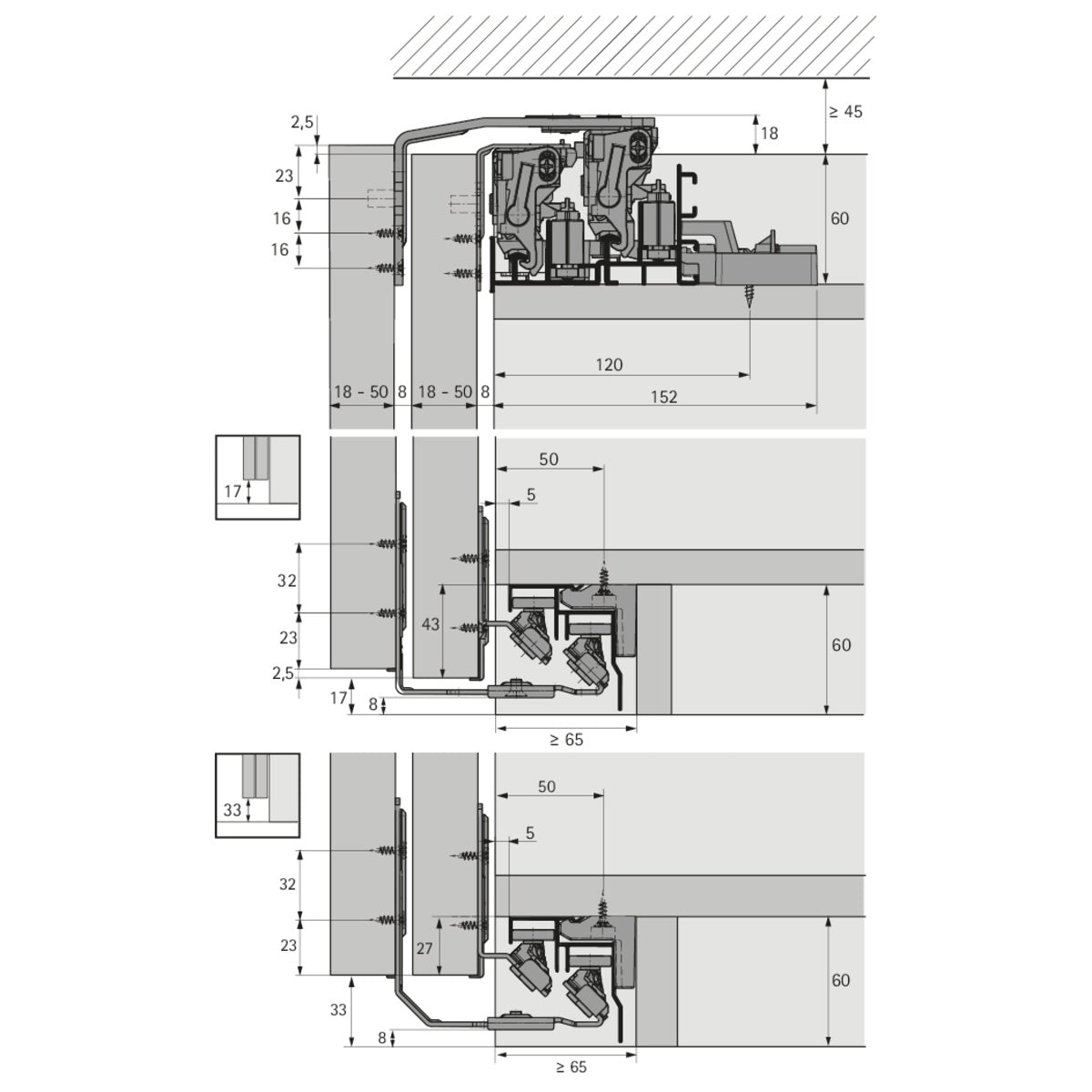 Hettich Sliding Door Top Line XL custom image