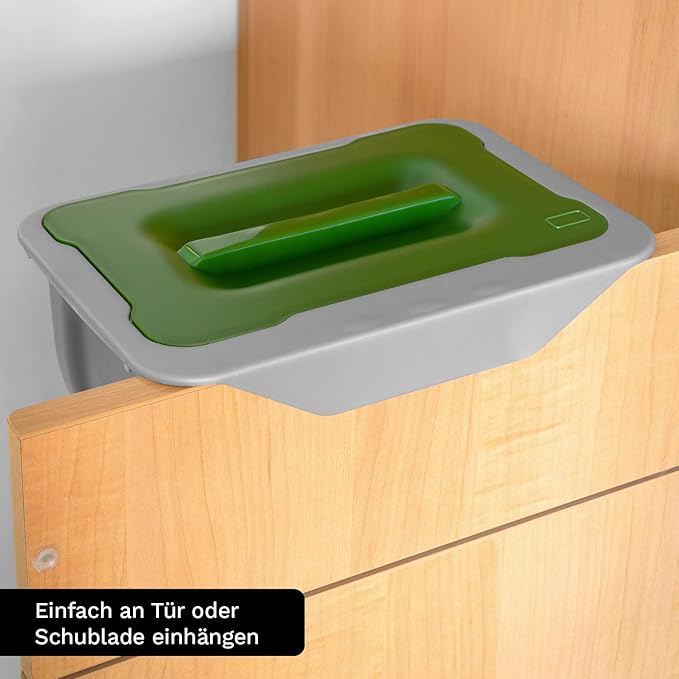 Dustbin GOLLINUCCI Multiuse Container Quartz Grey ART. 557