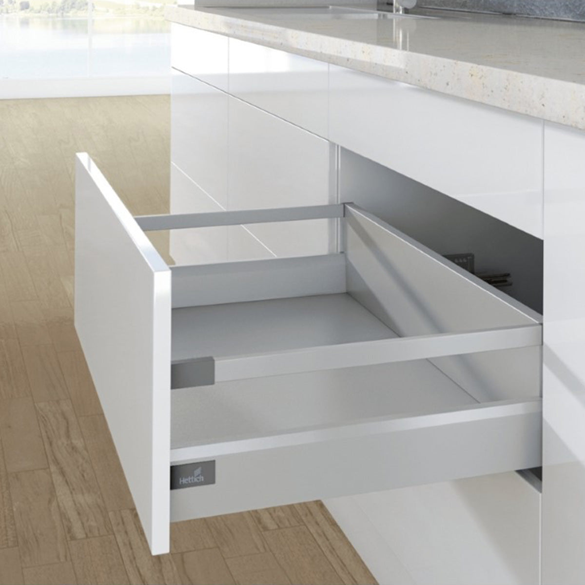 Hettich Drawer System Innotech Atira with Integrated Silent System