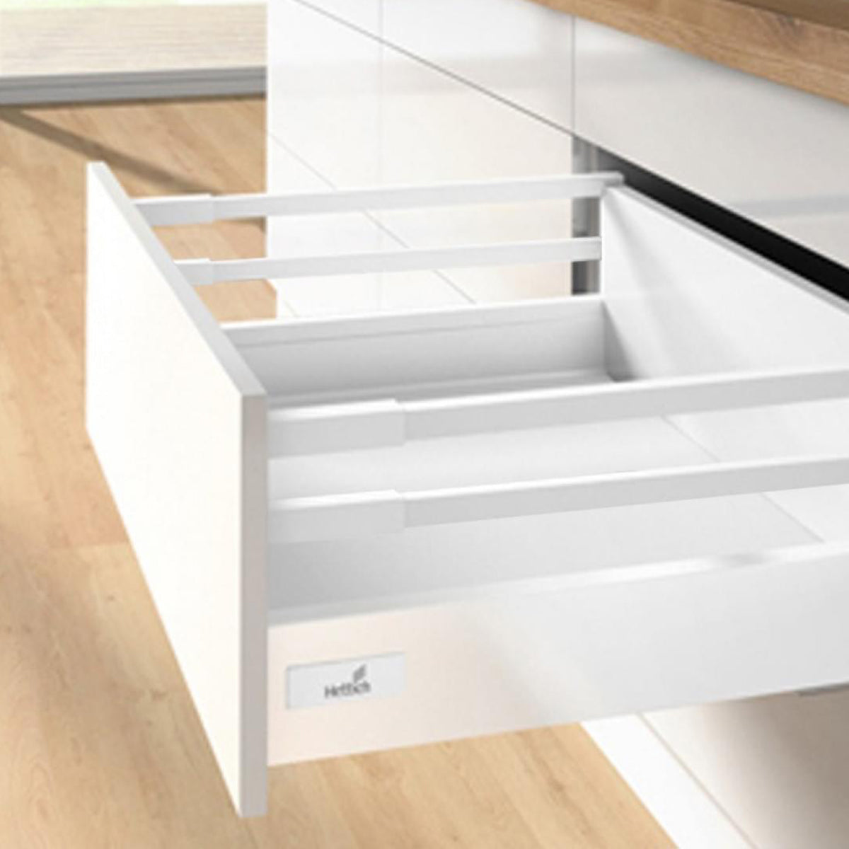 Hettich Drawer System Innotech Atira with Integrated Silent System