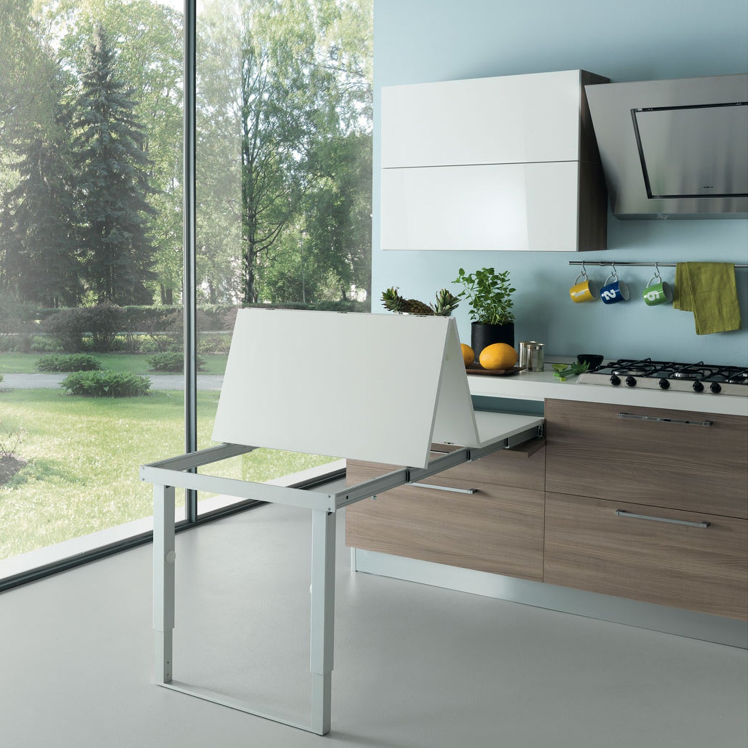 Pull-out dining table hardware Atim Party