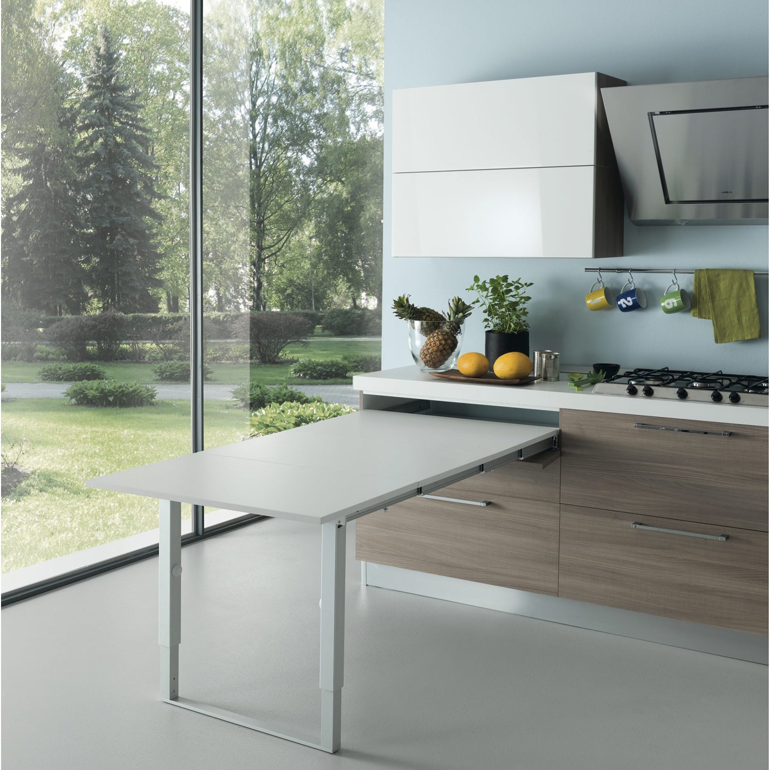 Pull-out dining table hardware Atim Party