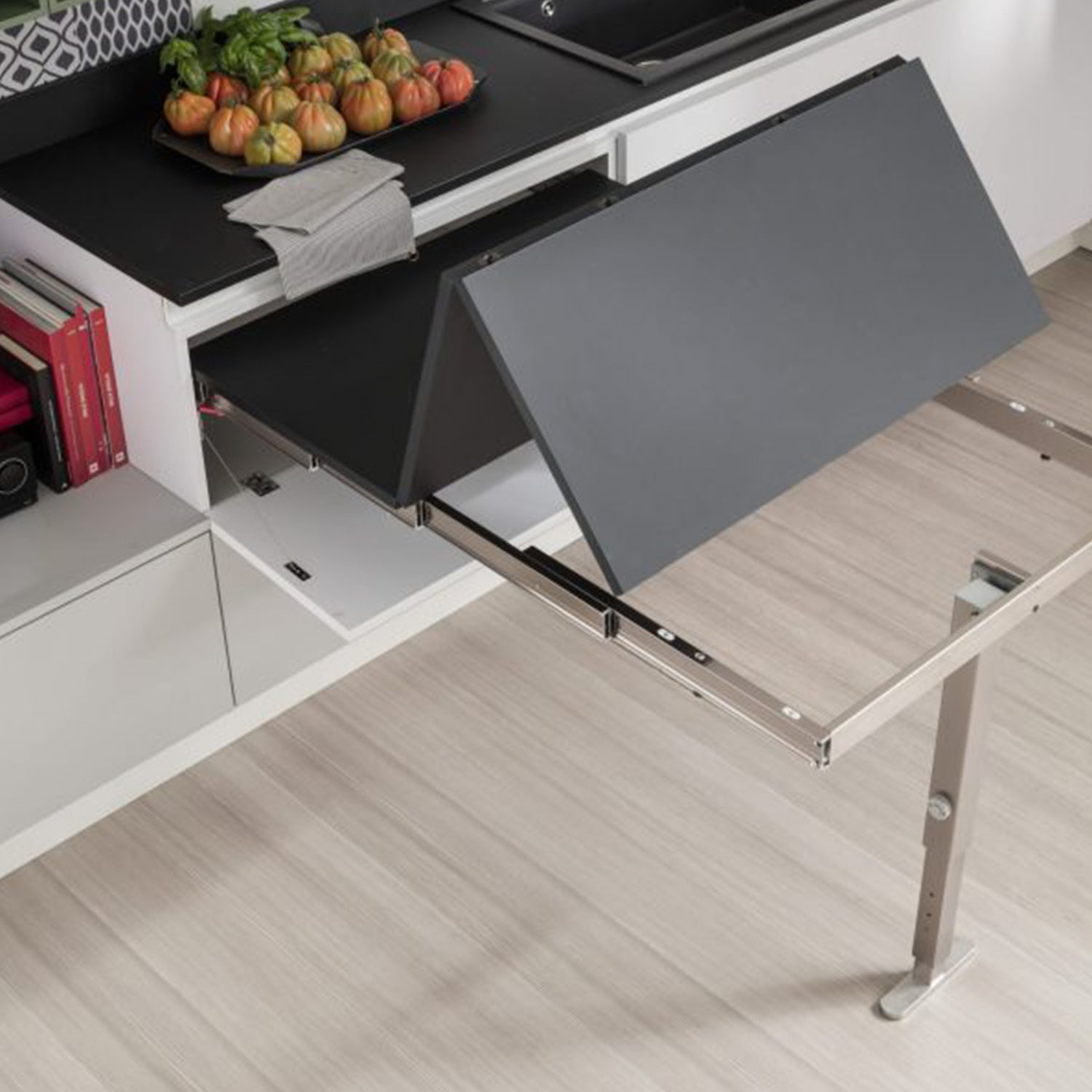 Pull-out dining table hardware Atim T-Able