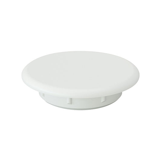 Cover cap ITALIANA for Ø8 hole flat white