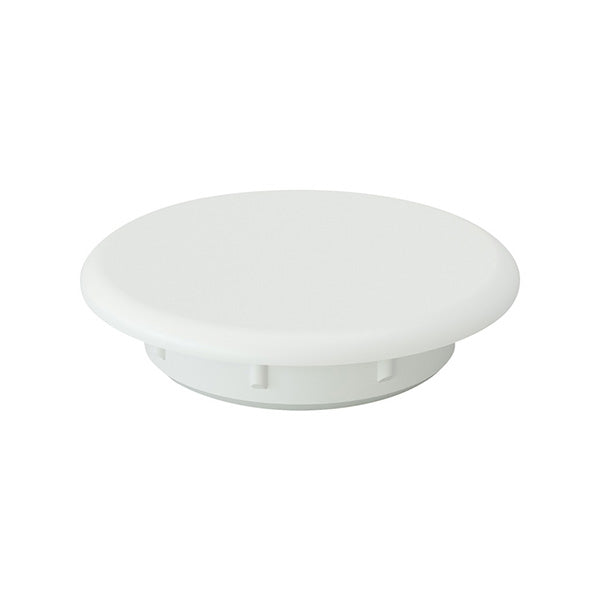 Cover cap ITALIANA for Ø8 hole flat white