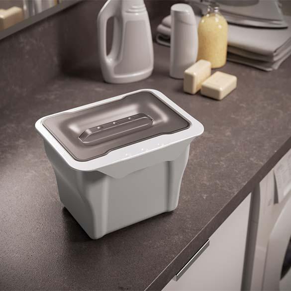 Dustbin GOLLINUCCI Multiuse Container Quartz Grey ART. 557
