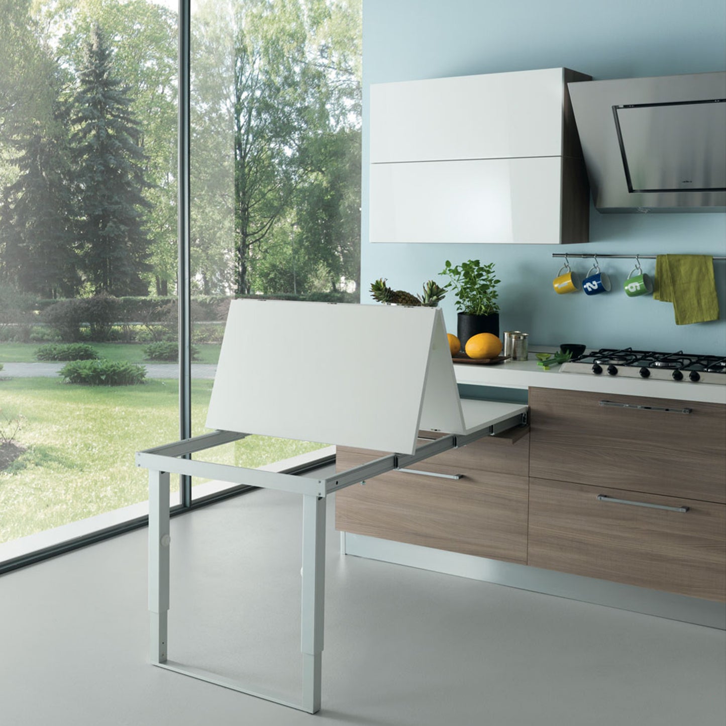 Pull-out dining table hardware Atim Party