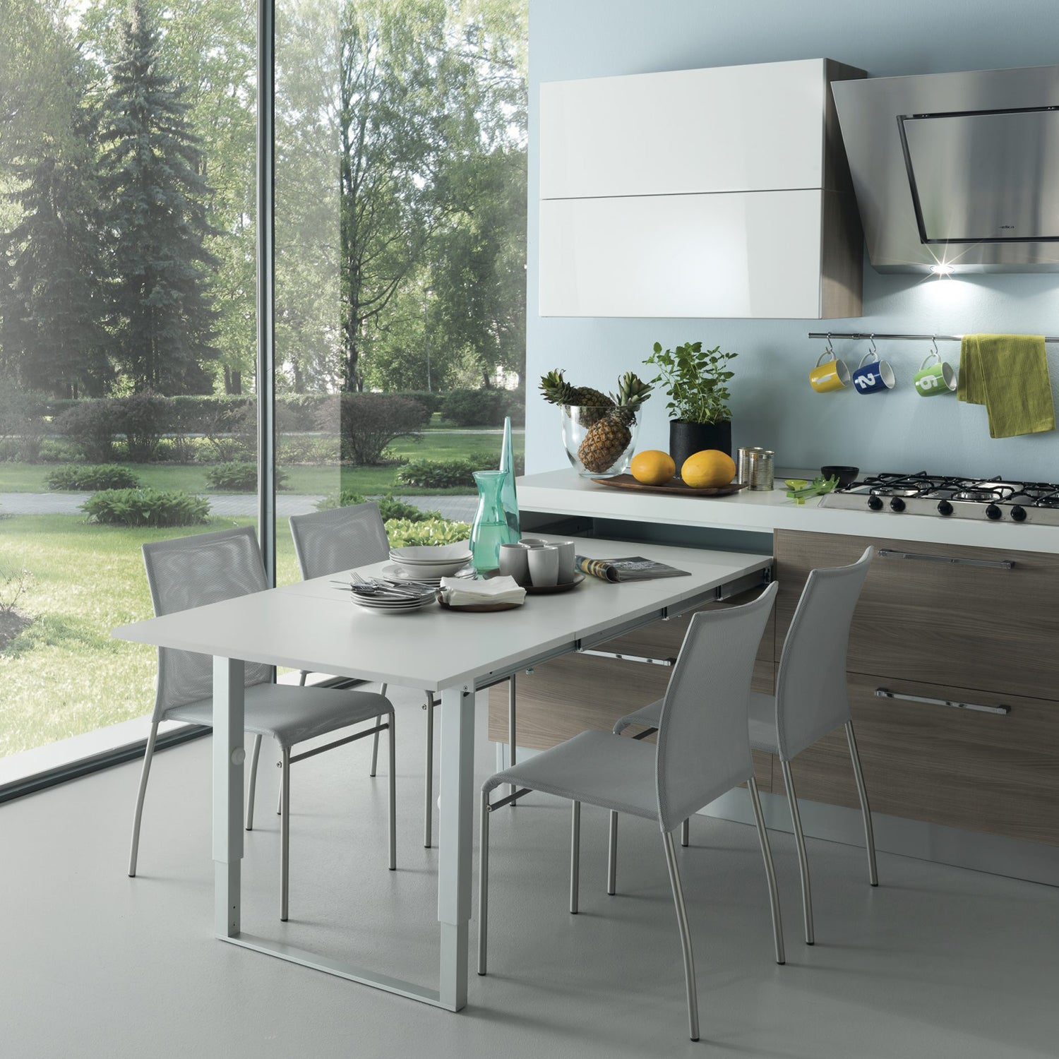 Pull-out dining table hardware Atim Party